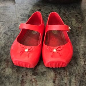 Red mini Melissa size 7